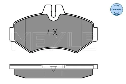 MEYLE Brake Pad Set, disc brake (0252302118)
