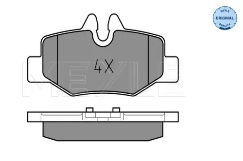 MEYLE Brake Pad Set, disc brake (0252400817)