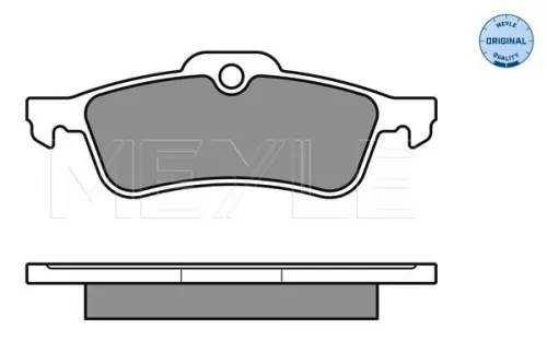 MEYLE Brake Pad Set, disc brake (0252371616)
