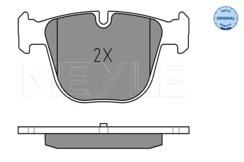 MEYLE Brake Pad Set, disc brake (0252373017)