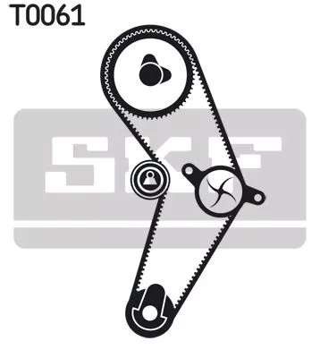 SKF Water Pump & Timing Belt Kit (VKMC06415)