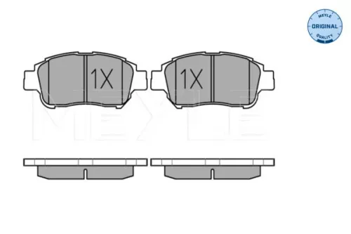 MEYLE Brake Pad Set, disc brake (0252334816/W)