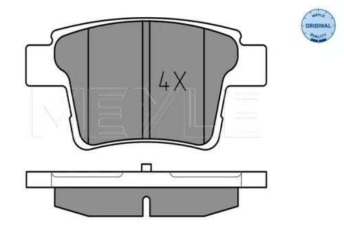 MEYLE Brake Pad Set, disc brake (0252426017)