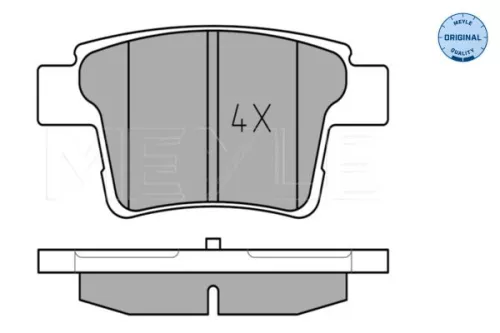 MEYLE Brake Pad Set, disc brake (0252426017)