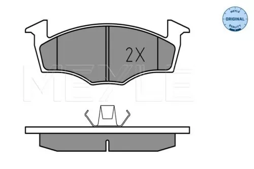 MEYLE Brake Pad Set, disc brake (0252186615)