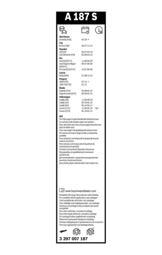 BOSCH Wiper Blade (3397007187)