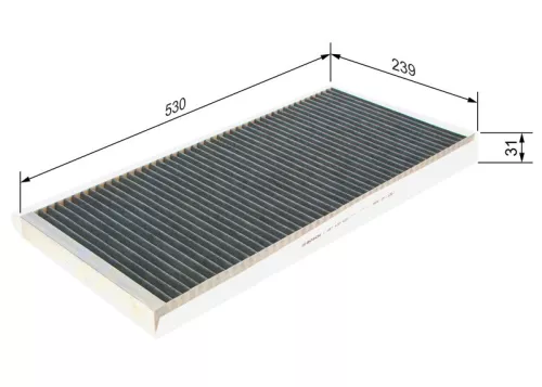 BOSCH Filter, cabin air (1987432425)