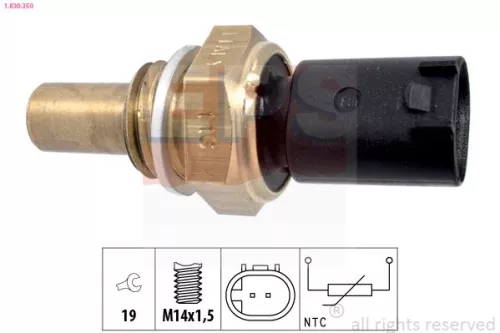 Sensor, coolant temperature