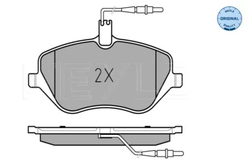 MEYLE Brake Pad Set, disc brake (0252413317/W)