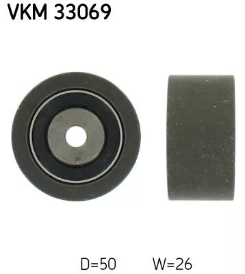 Deflection/Guide Pulley, V-ribbed belt