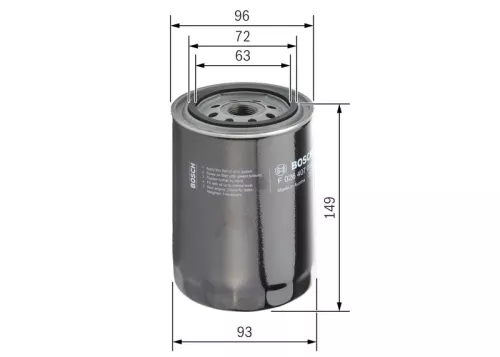 BOSCH Oil Filter (F026407004)
