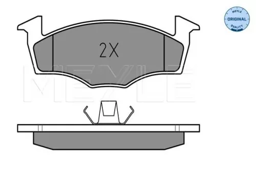 MEYLE Brake Pad Set, disc brake (0252186617)