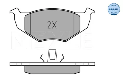 MEYLE Brake Pad Set, disc brake (0252186617)
