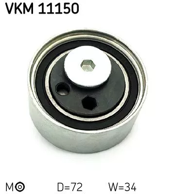 SKF Tensioner Pulley, timing belt (VKM11150)