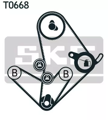 SKF Timing Belt Kit (VKMA95014)