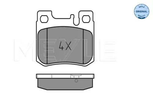 MEYLE Brake Pad Set, disc brake (0252130115)