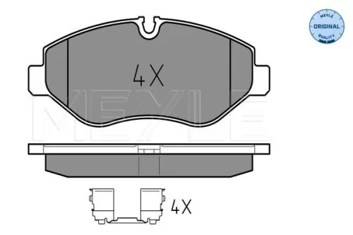 MEYLE Brake Pad Set, disc brake (0252919220)