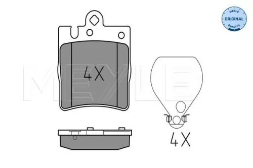 MEYLE Brake Pad Set, disc brake (0252189915)