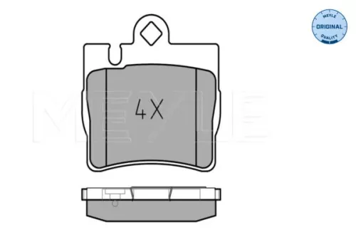 MEYLE Brake Pad Set, disc brake (0252307815)