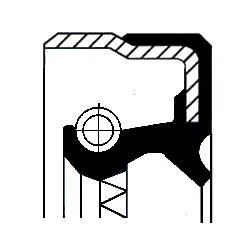 CORTECO Shaft Seal, differential (01031574B)