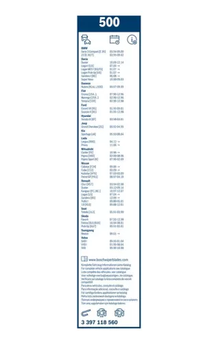 BOSCH Wiper Blade (3397118560)