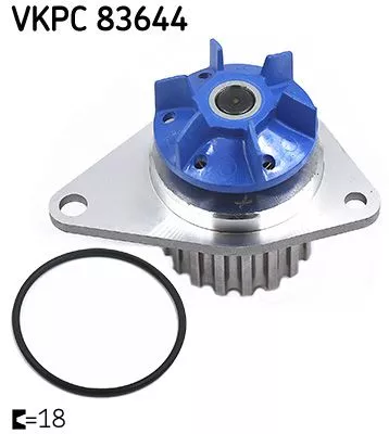 SKF Water Pump, engine cooling (VKPC83644)
