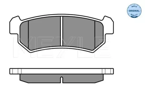 MEYLE Brake Pad Set, disc brake (0252407114)