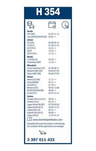 BOSCH Wiper Blade (3397011433)