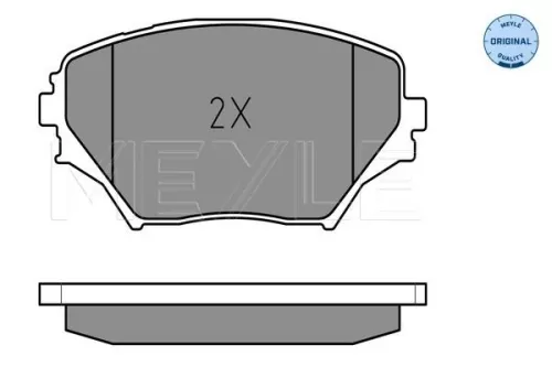 MEYLE Brake Pad Set, disc brake (0252358517)