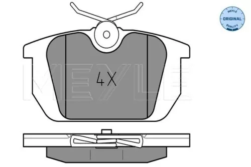 MEYLE Brake Pad Set, disc brake (0252110314)