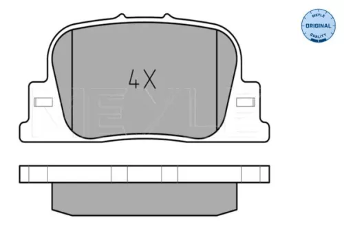 MEYLE Brake Pad Set, disc brake (0252359215)