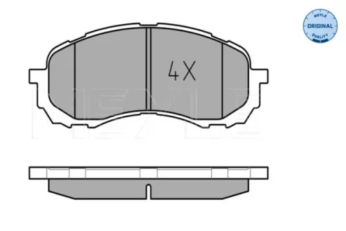 MEYLE Brake Pad Set, disc brake (0252437217/W)