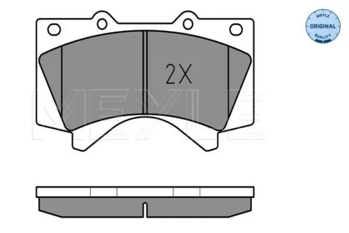 MEYLE Brake Pad Set, disc brake (0252438618/W)
