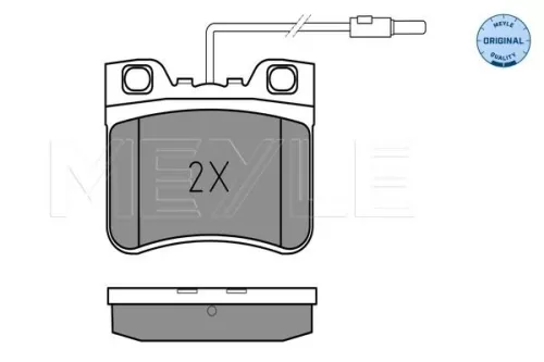 MEYLE Brake Pad Set, disc brake (0252126717/W)