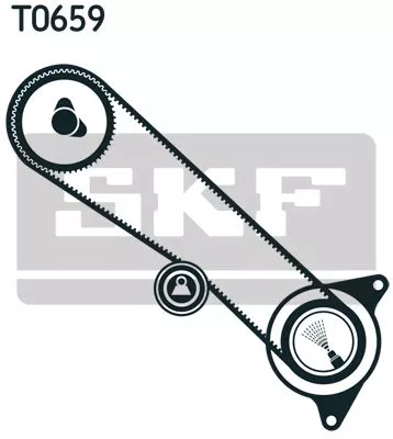 SKF Timing Belt Kit (VKMA91022)