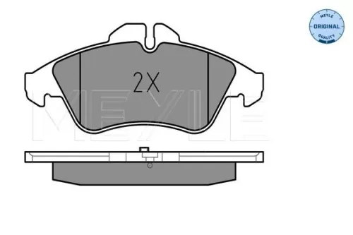 MEYLE Brake Pad Set, disc brake (0252157620)