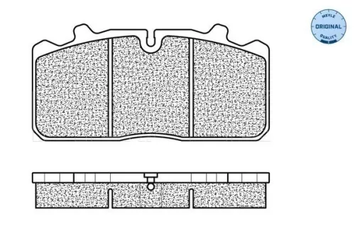 MEYLE Brake Pad Set, disc brake (0252908826)
