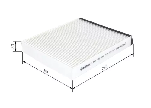 BOSCH Filter, cabin air (1987432069)