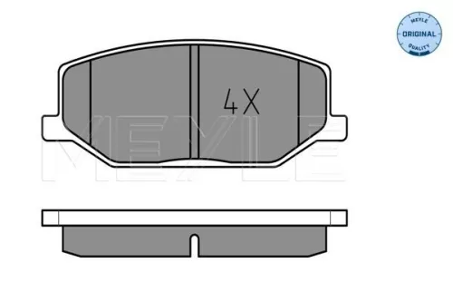 MEYLE Brake Pad Set, disc brake (0252114215)
