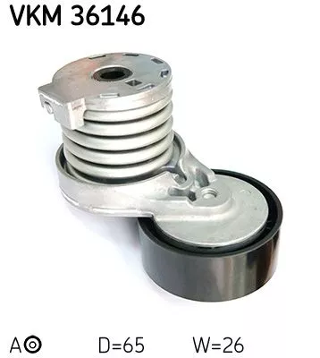 SKF Belt Tensioner, V-ribbed belt (VKM36146)
