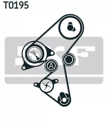 SKF Water Pump & Timing Belt Kit (VKMC03259)