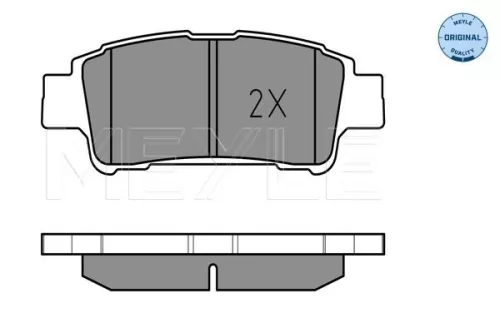 MEYLE Brake Pad Set, disc brake (0252364616/W)