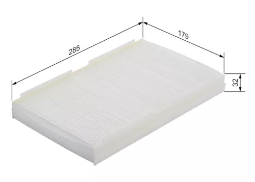BOSCH Filter, cabin air (1987432079)