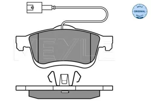 MEYLE Brake Pad Set, disc brake (0252472720/W)