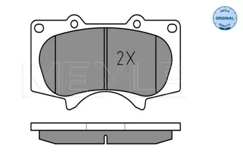 MEYLE Brake Pad Set, disc brake (0252402417/W)