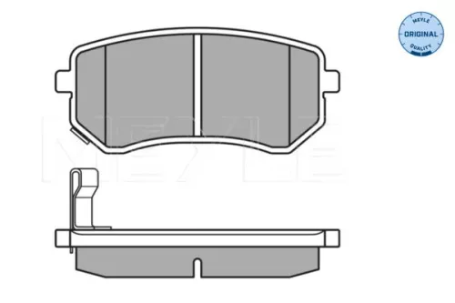 MEYLE Brake Pad Set, disc brake (0252427614/W)