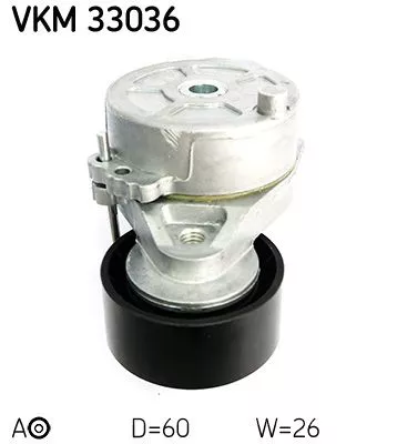 SKF Belt Tensioner, V-ribbed belt (VKM33036)