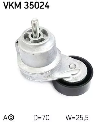 SKF Belt Tensioner, V-ribbed belt (VKM35024)