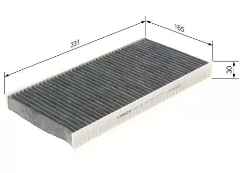BOSCH Filter, cabin air (1987432376)