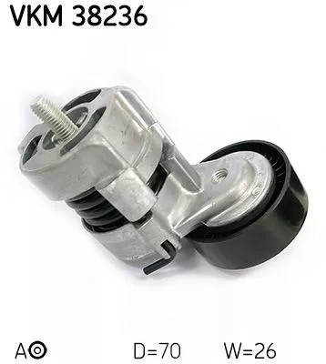 SKF Belt Tensioner, V-ribbed belt (VKM38236)
